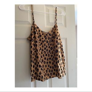 Cheetah tank top